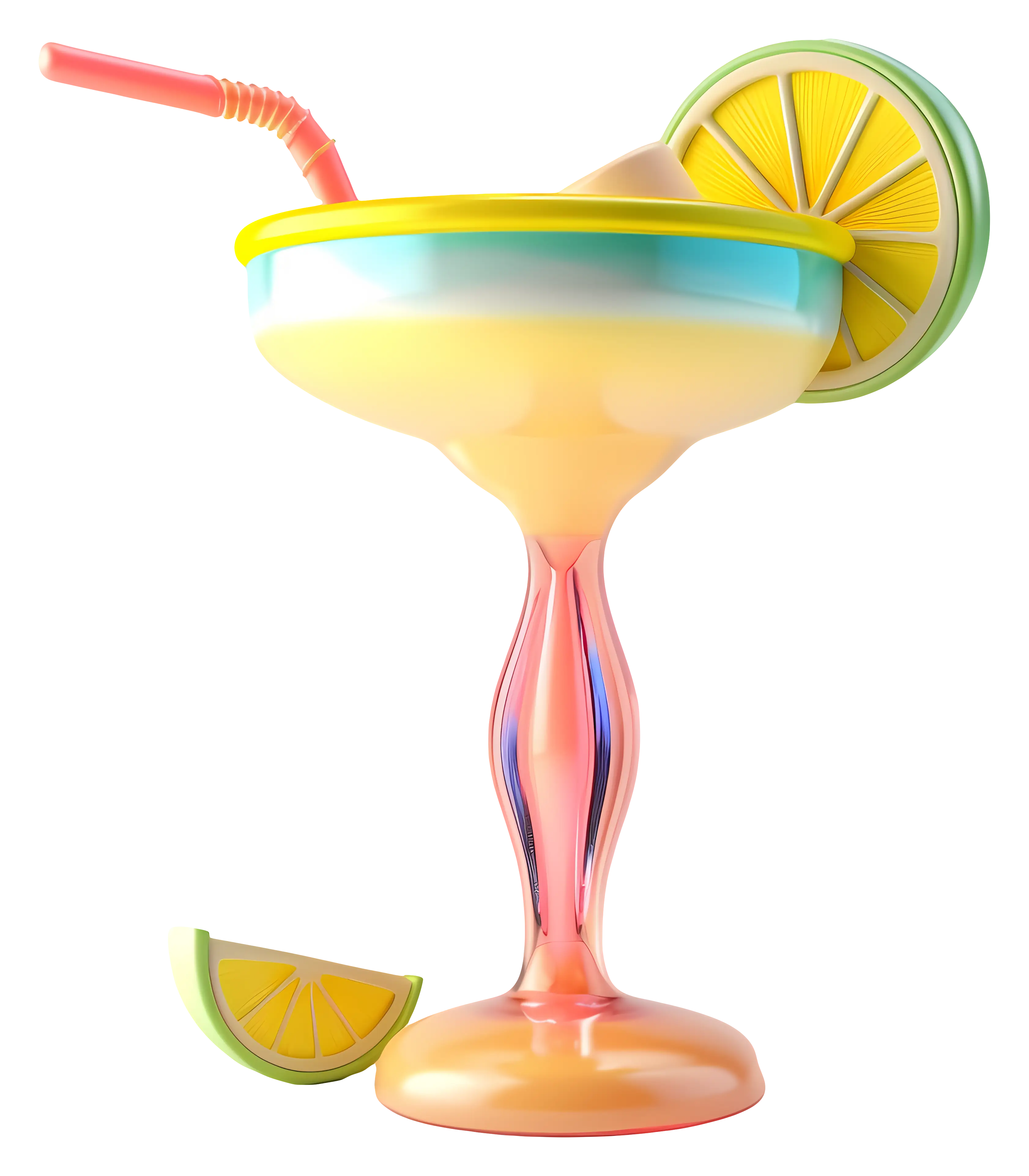 Refreshing Cocktail with Lemon