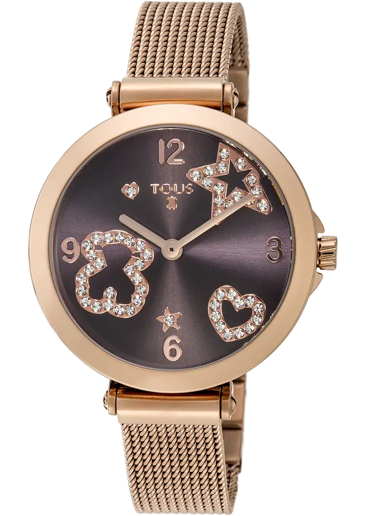 Elegant Gold Watch with Decorations