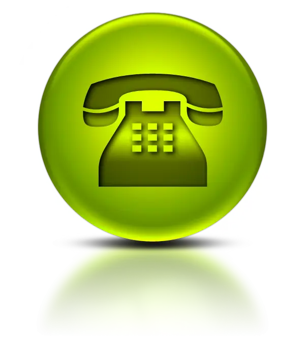 Green Phone Icon for Communication