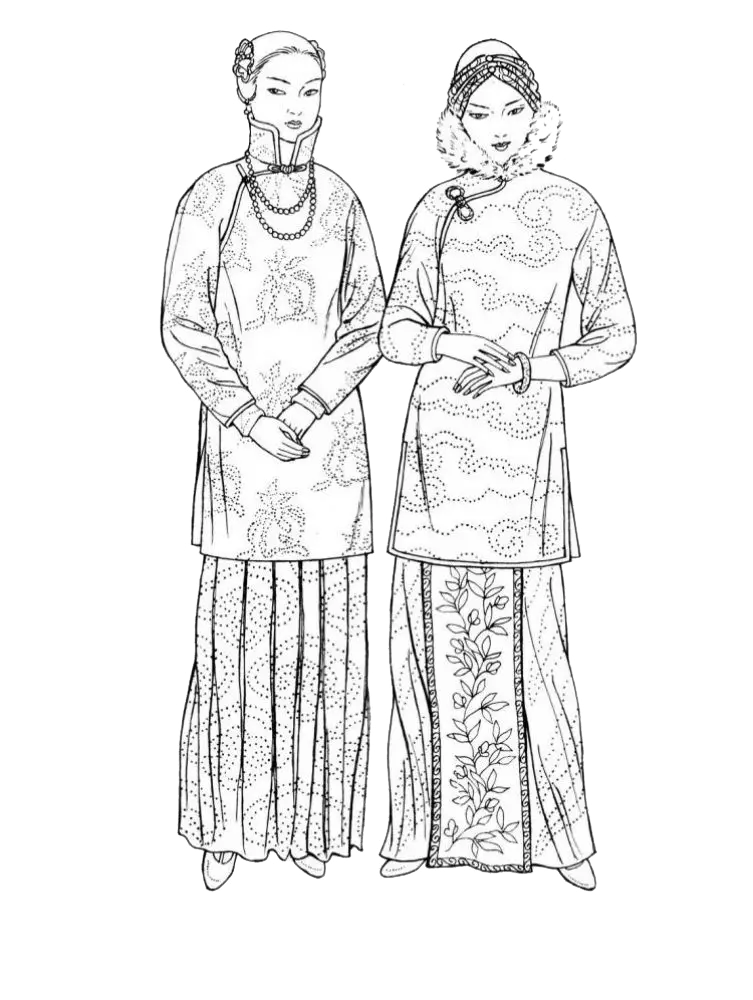 Traditional Clothing Illustration