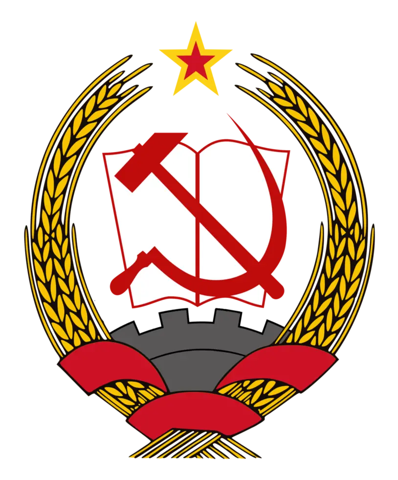 Soviet Emblem with Hammer and Sickle
