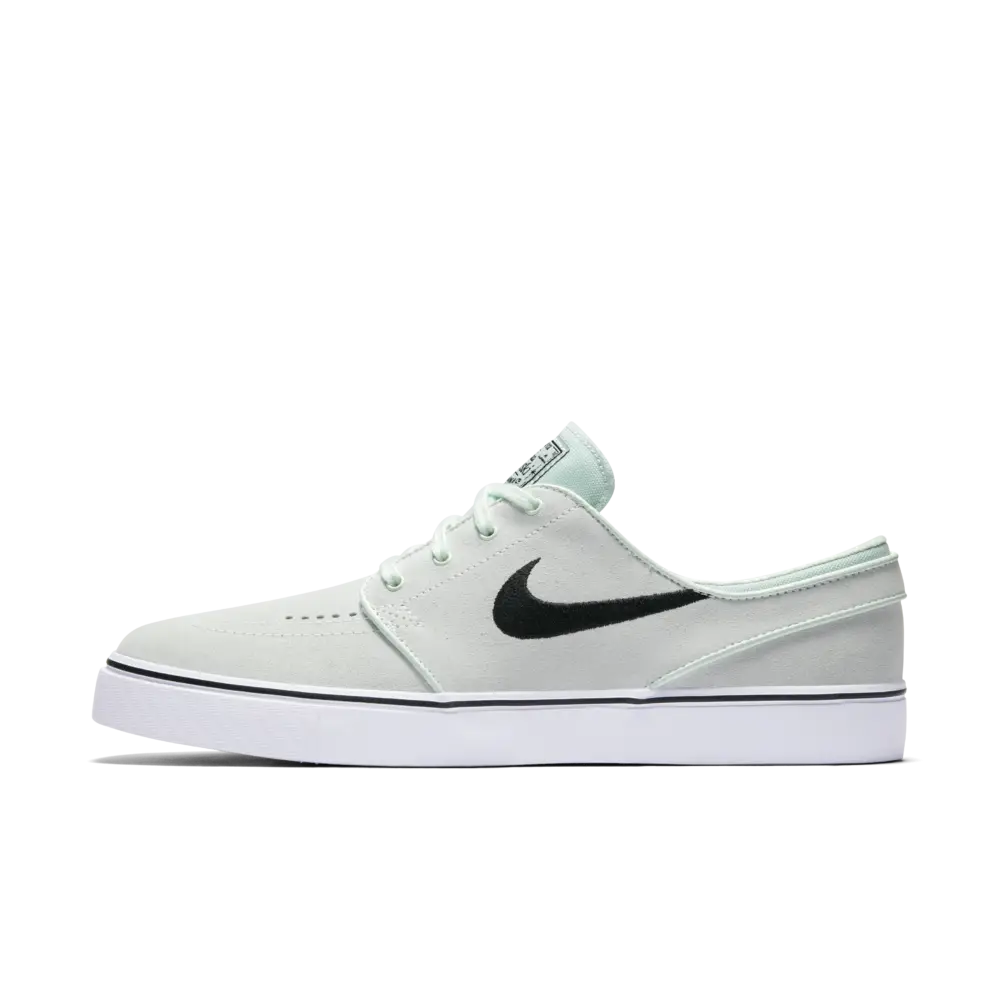 White Sneaker with Black Logo