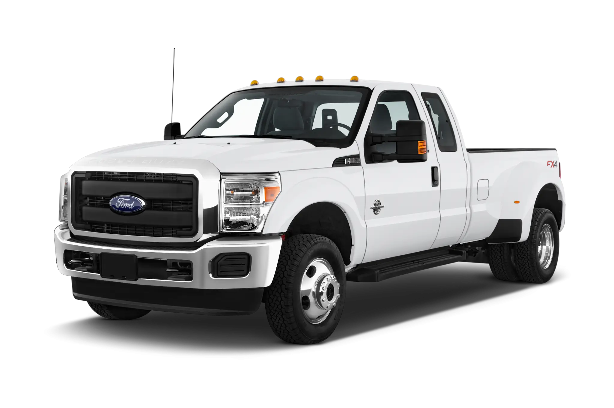 White Ford Pickup Truck