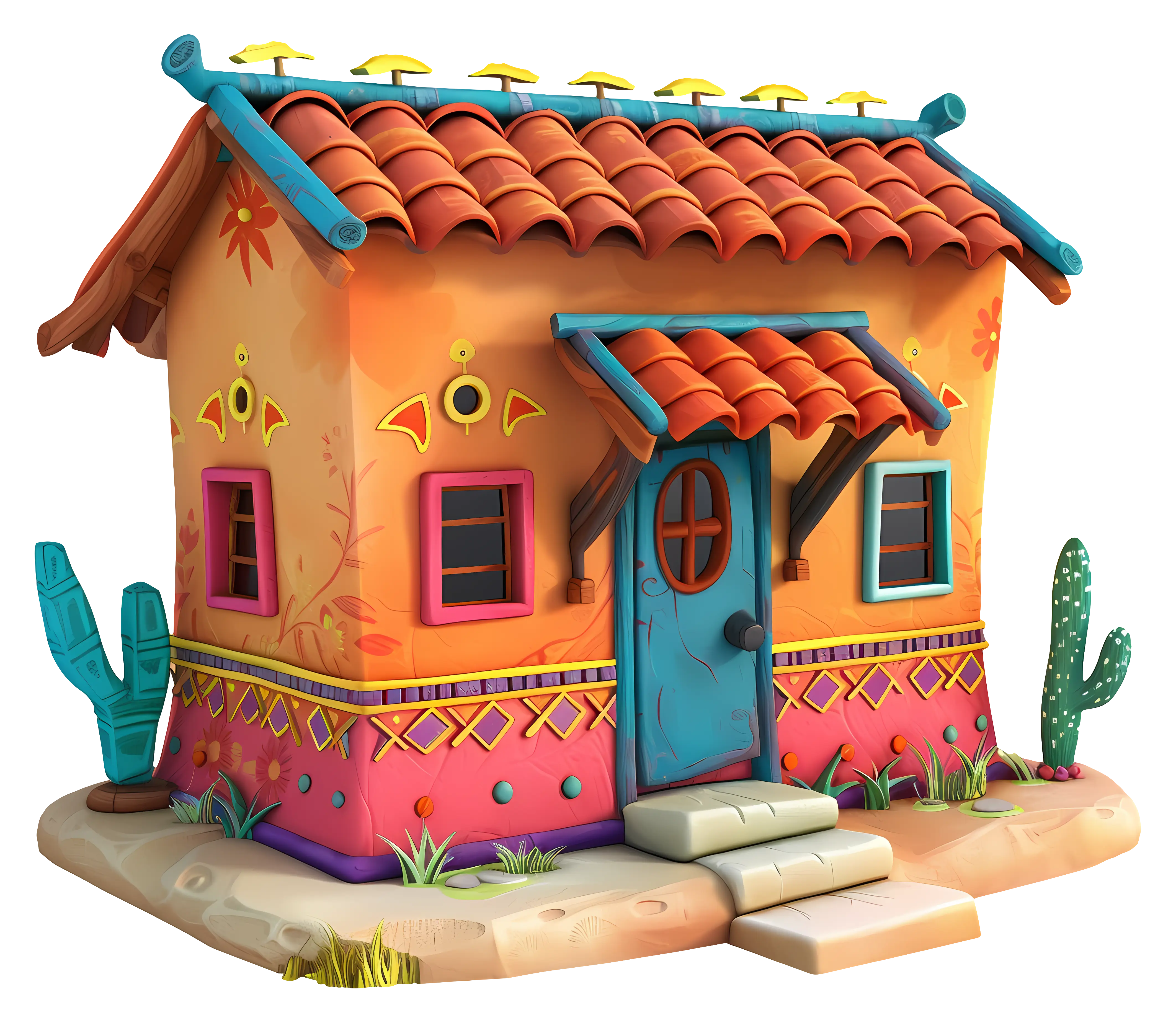 Small Cute Doodle House