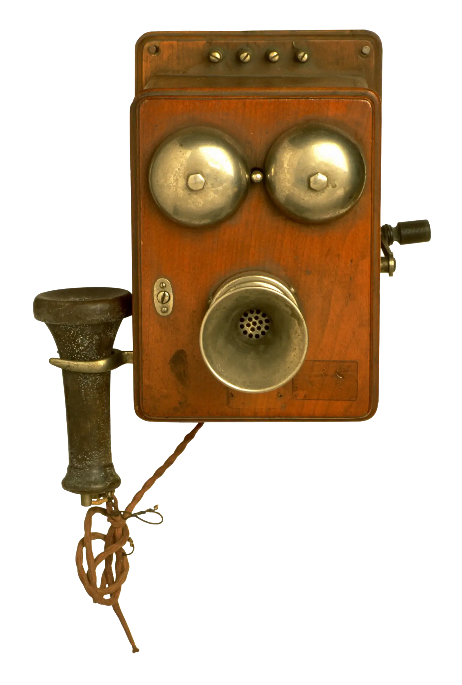 Vintage Wooden Telephone