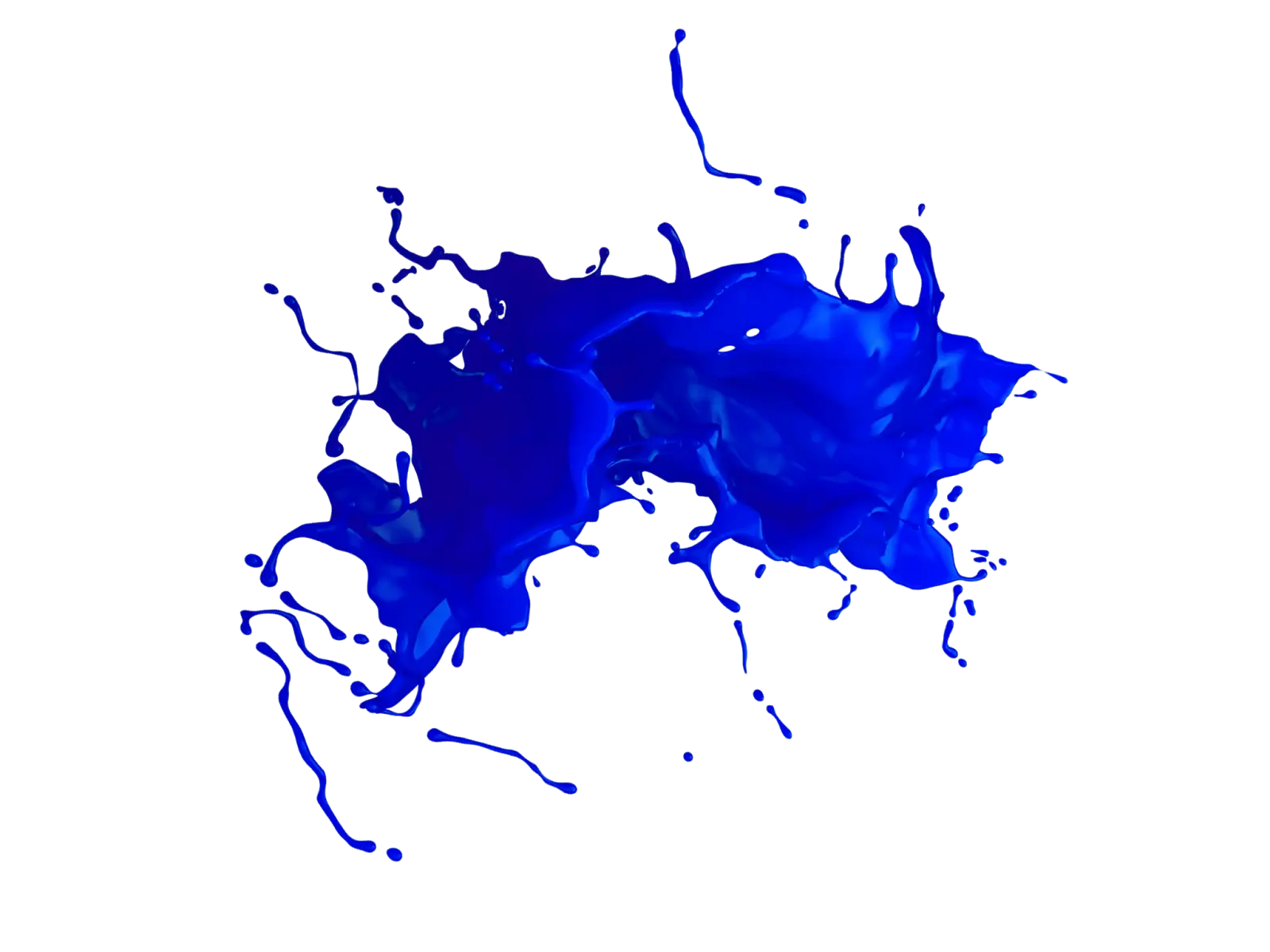 Blue Paint Splash