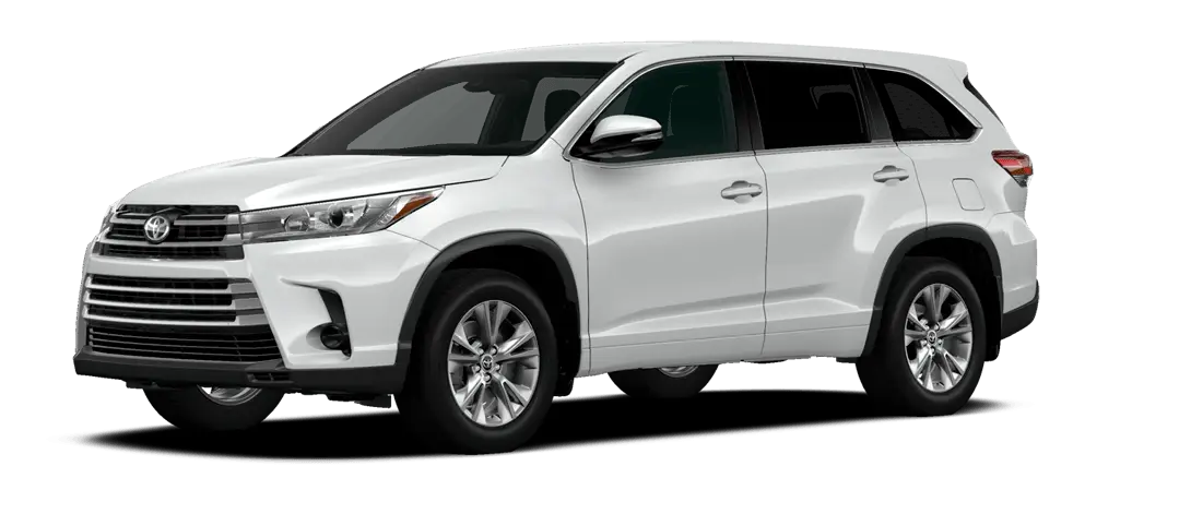Elegant White Toyota SUV for Travelers