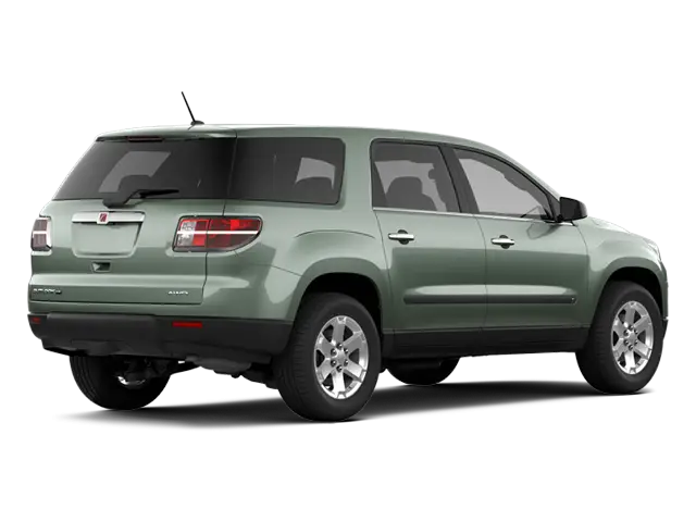 Green SUV Car from Rear View