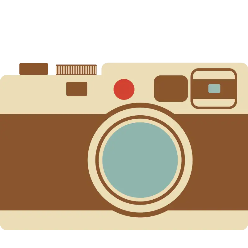 Vintage Camera in Retro Style