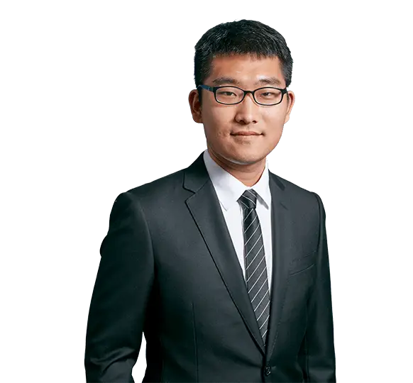 Man in Suit Wearing Glasses