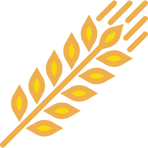 Gold Wheat Harvest Icon