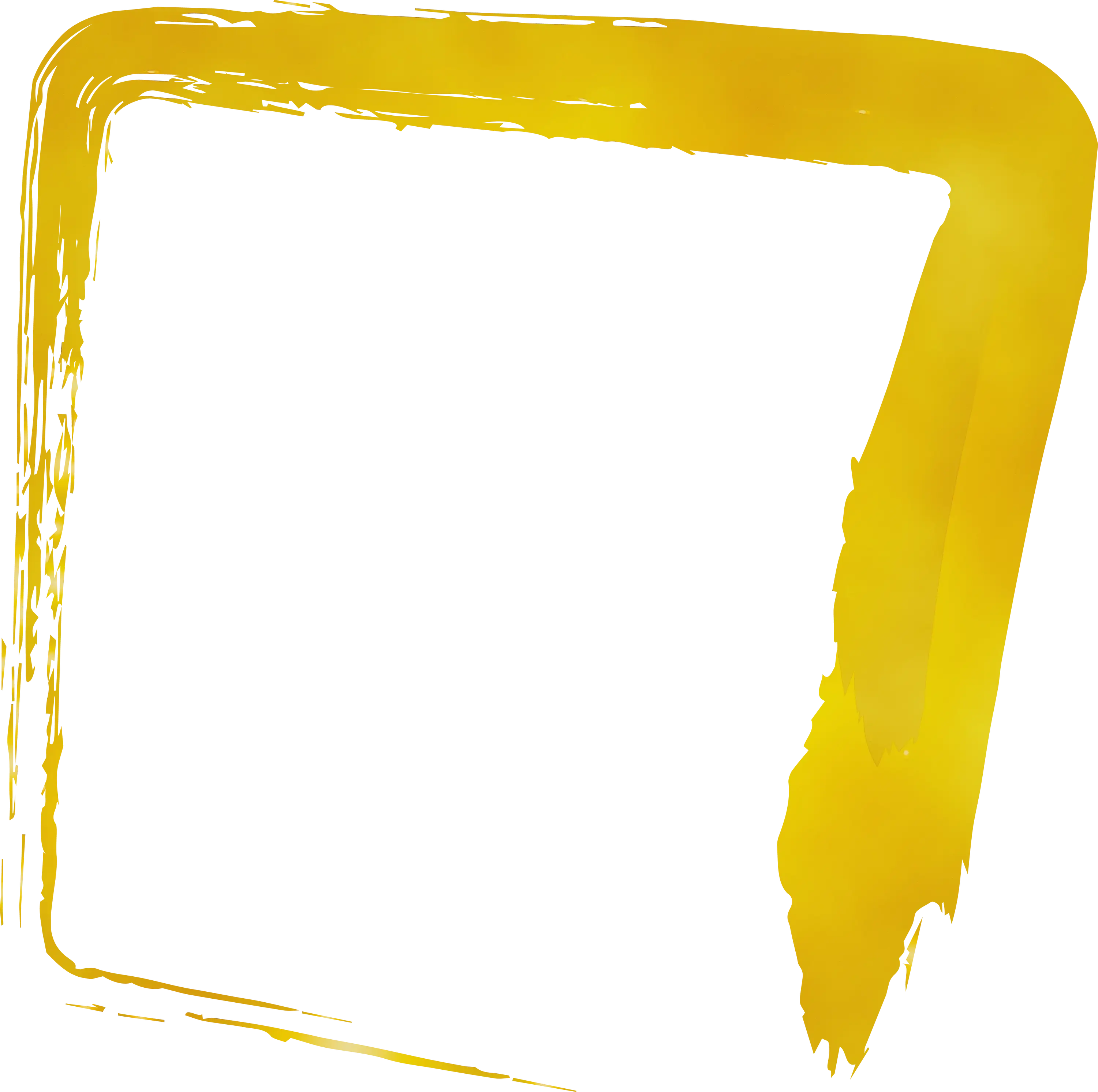 Abstract Yellow Artistic Frame Illustration