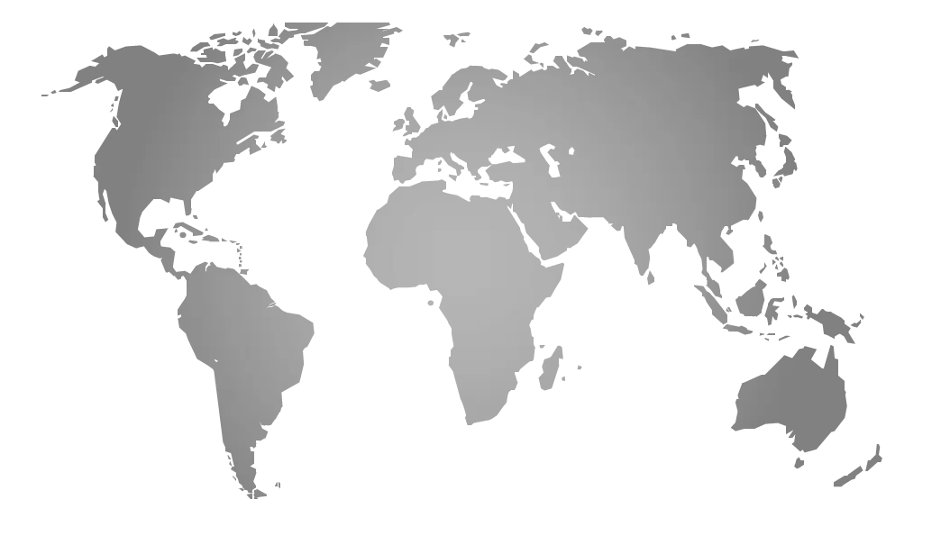 World Map with Grey Tones