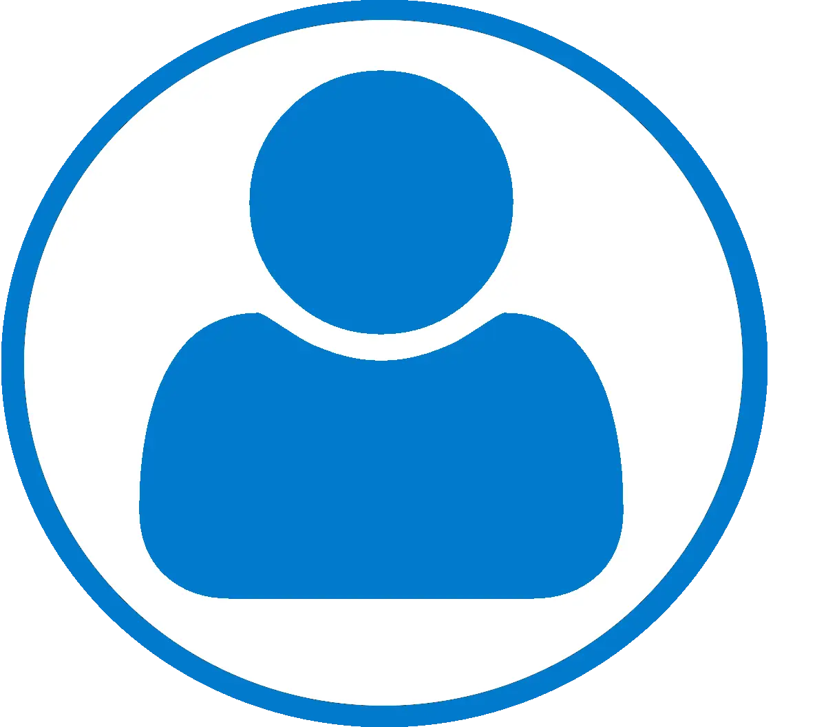 Blue User Icon
