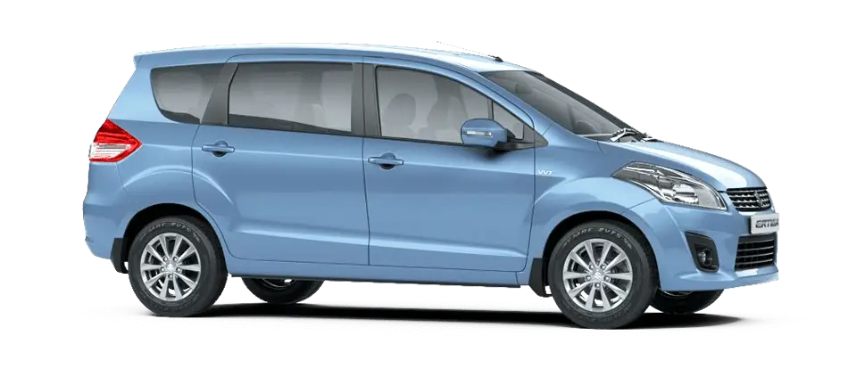Blue Minivan Car for Family Travel