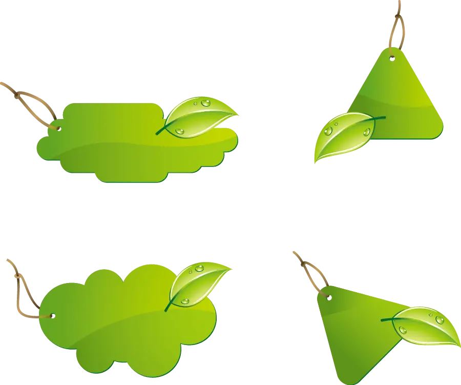 Eco-friendly Green Tags