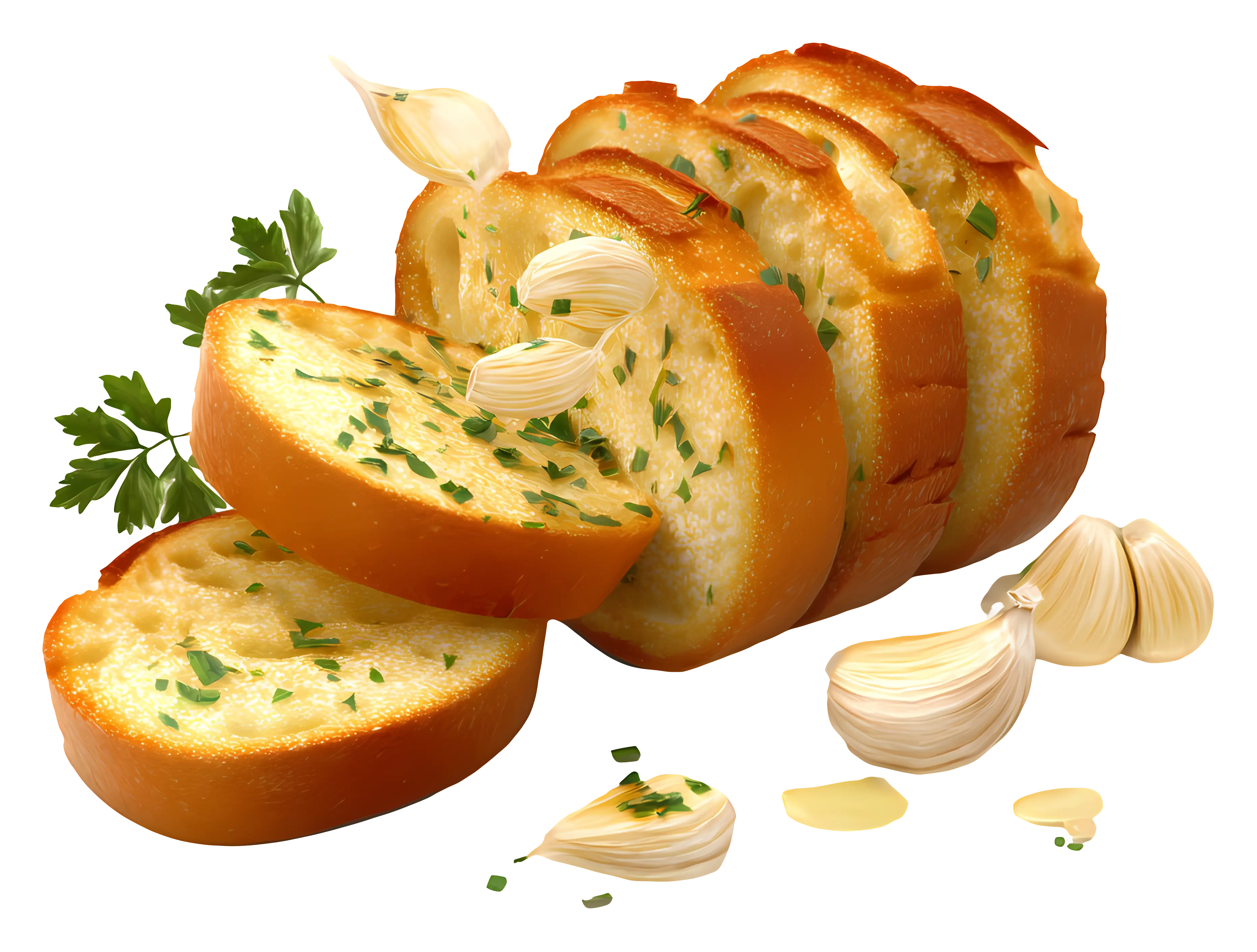 Delicious Garlic Bread Slices