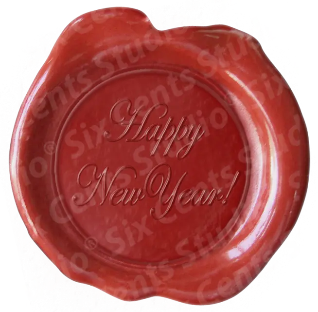 Happy New Year Wax Seal