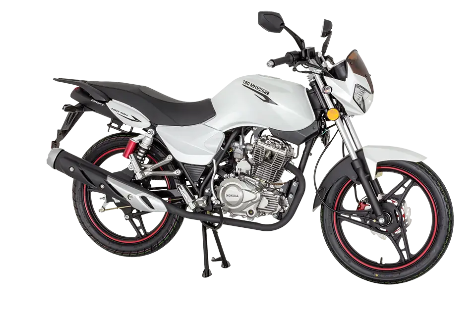 Modern White Motorcycle Design