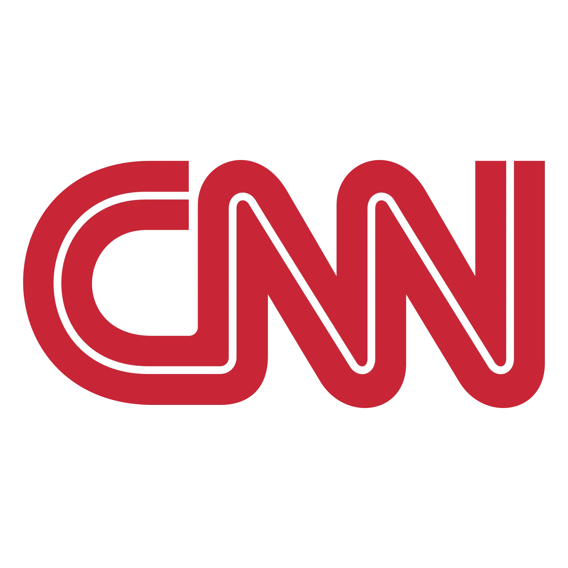 CNN Red Logo for Media Branding