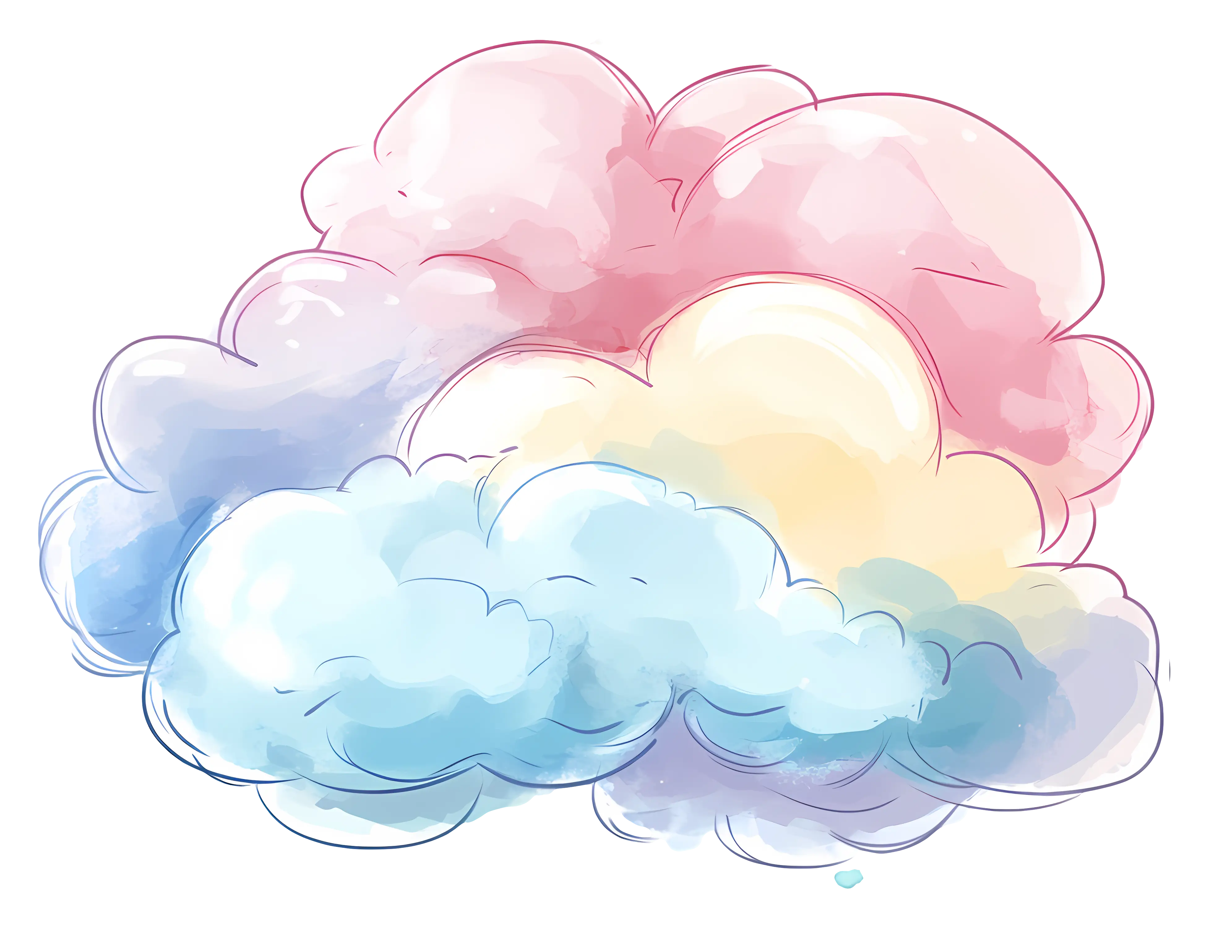 Colorful Pastel Clouds