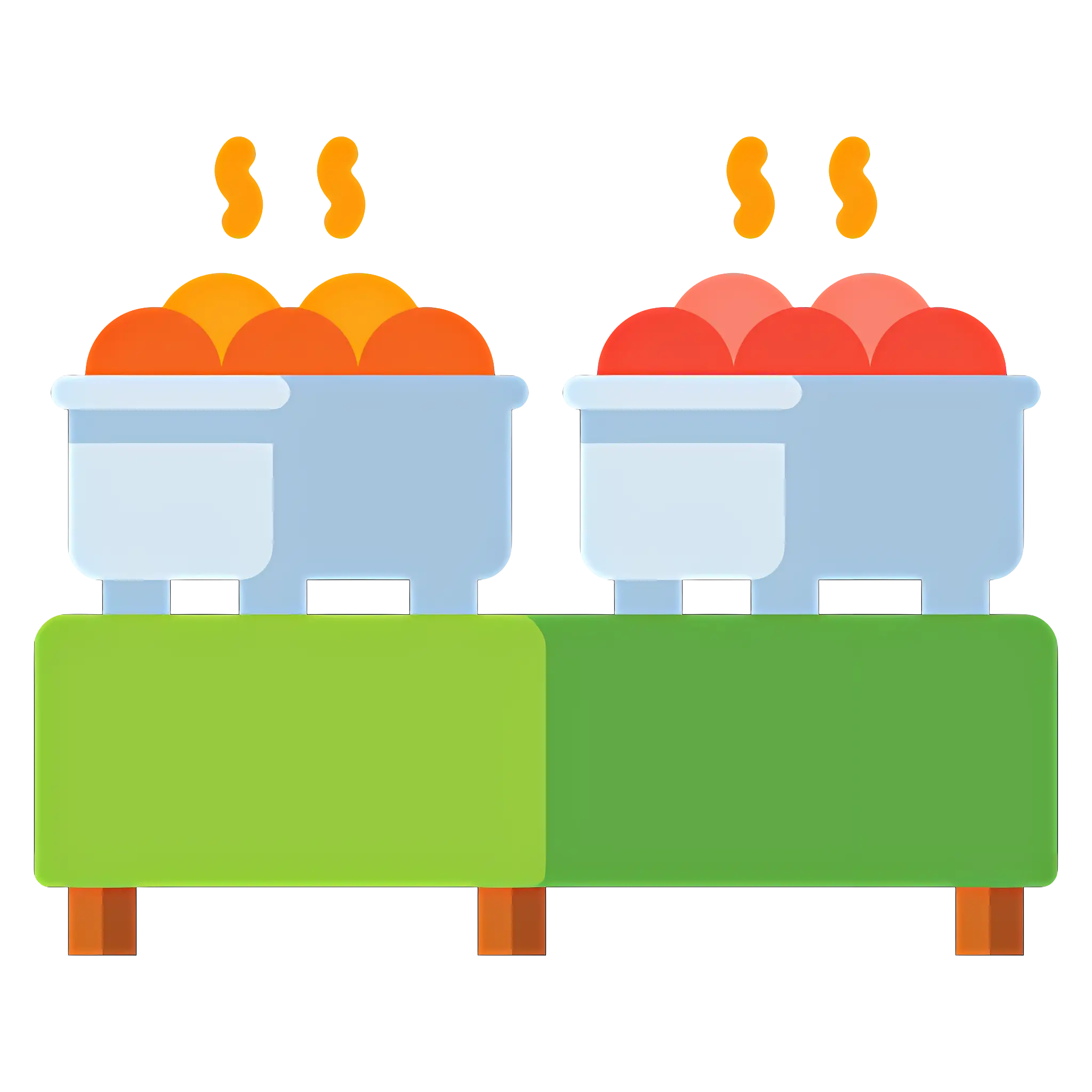 Steaming Food Containers