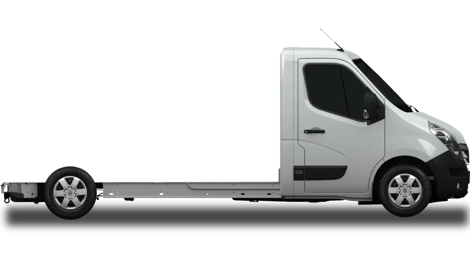 Chassis Truck Side View Illustration