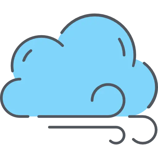 Windy Blue Cloud