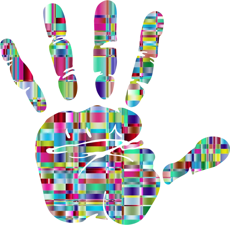 Colorful Handprint Design