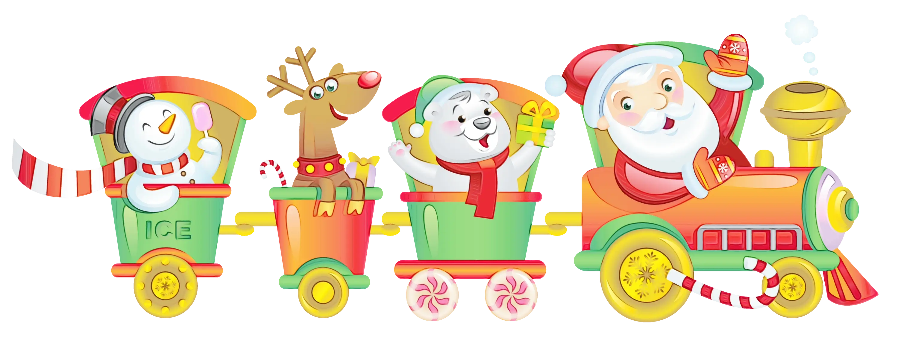 Santa&#039;s Festive Christmas Train