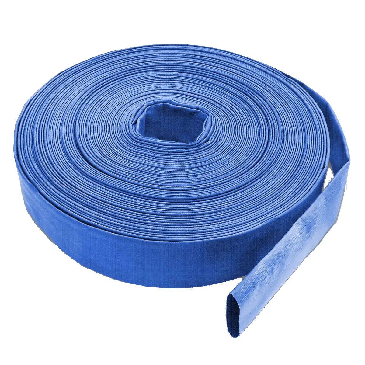 Rolled Blue Hose