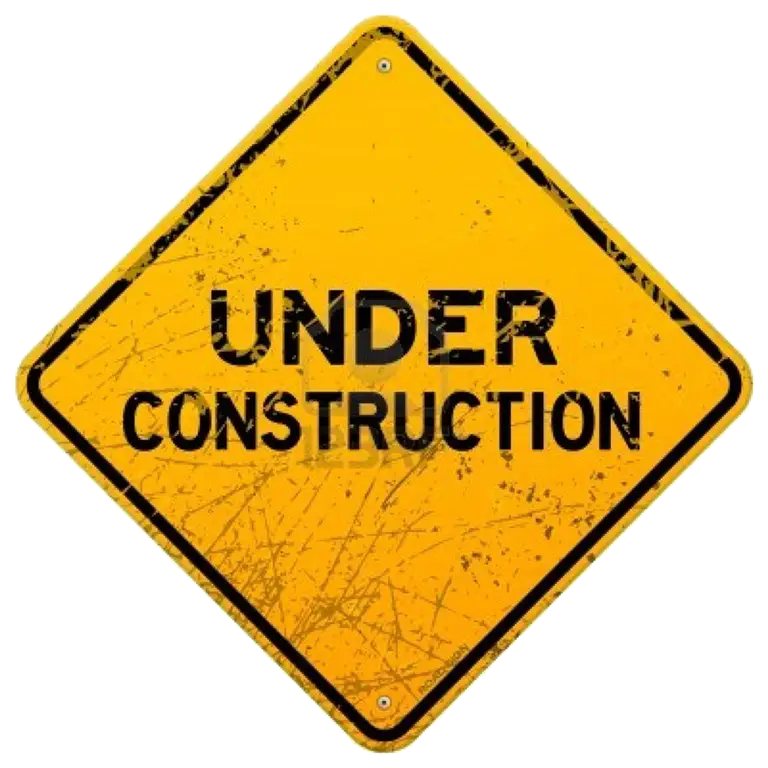 Yellow Under Construction Sign