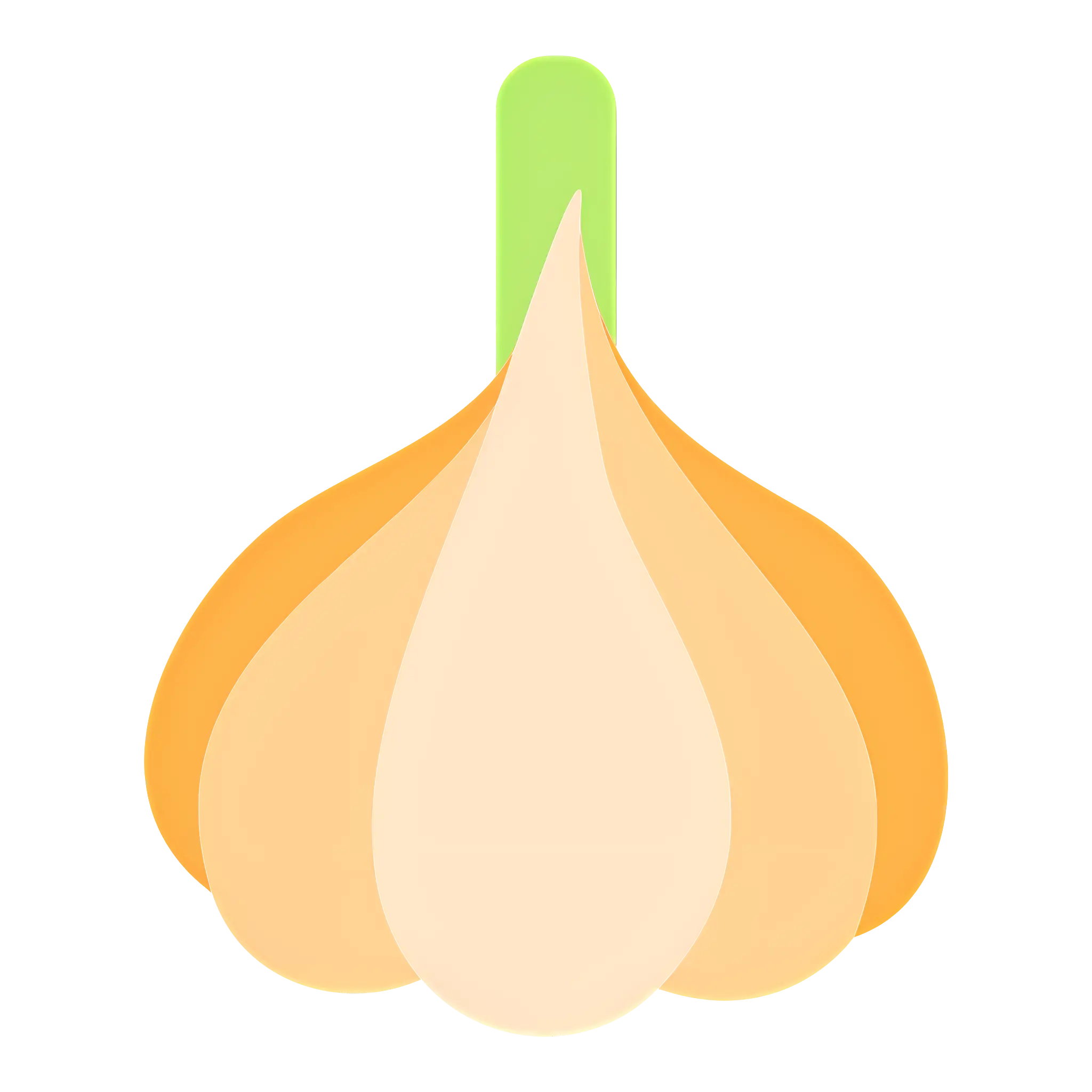 Garlic Illustration with Simple Design