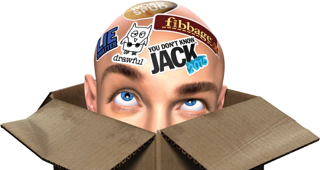 Thinking Head in Box Illustration