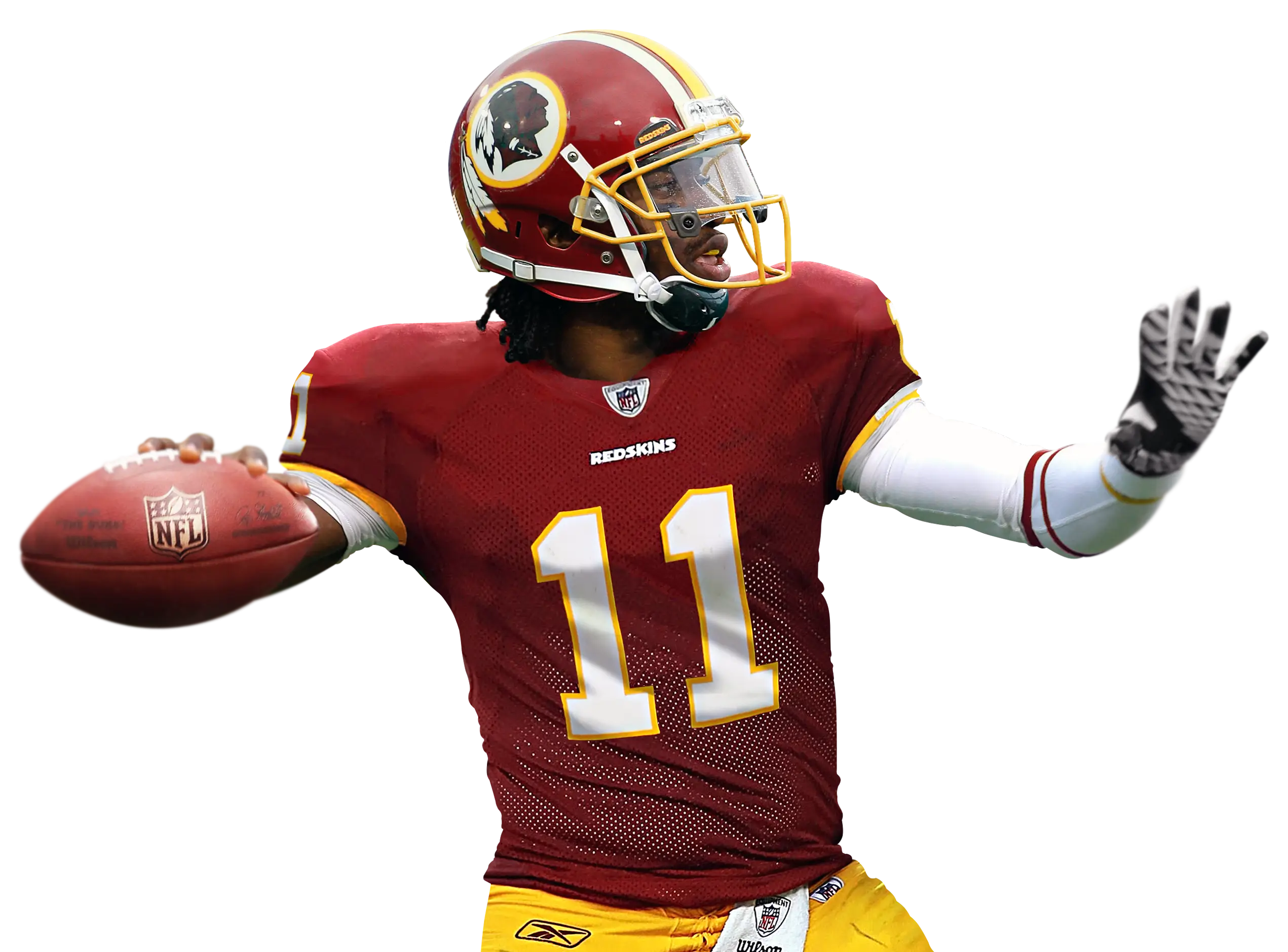Football Player in Action Illustration