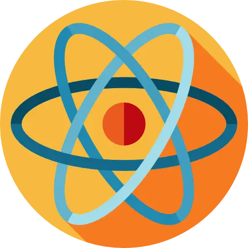 Colorful Atom Symbol Icon