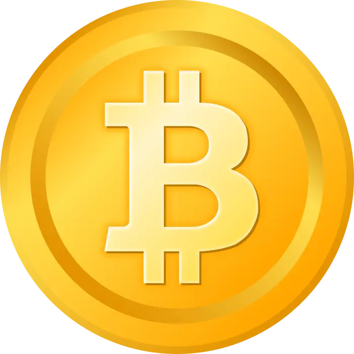 Golden Bitcoin Cryptocurrency Symbol