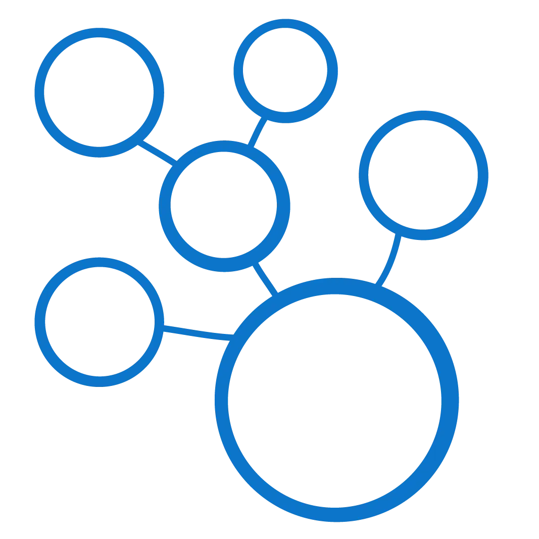 Blue Network Diagram