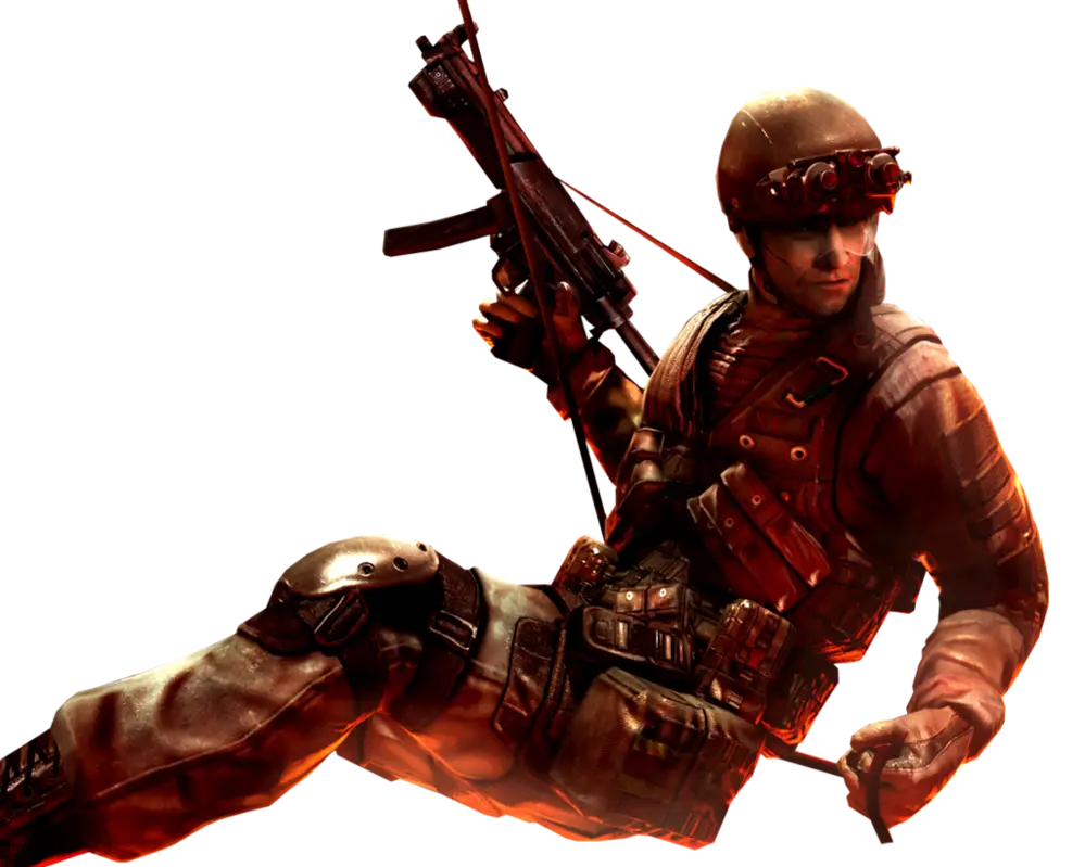 Armed Soldier in Action