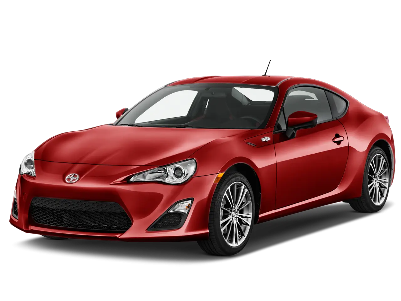 Red Sports Car in Profile View