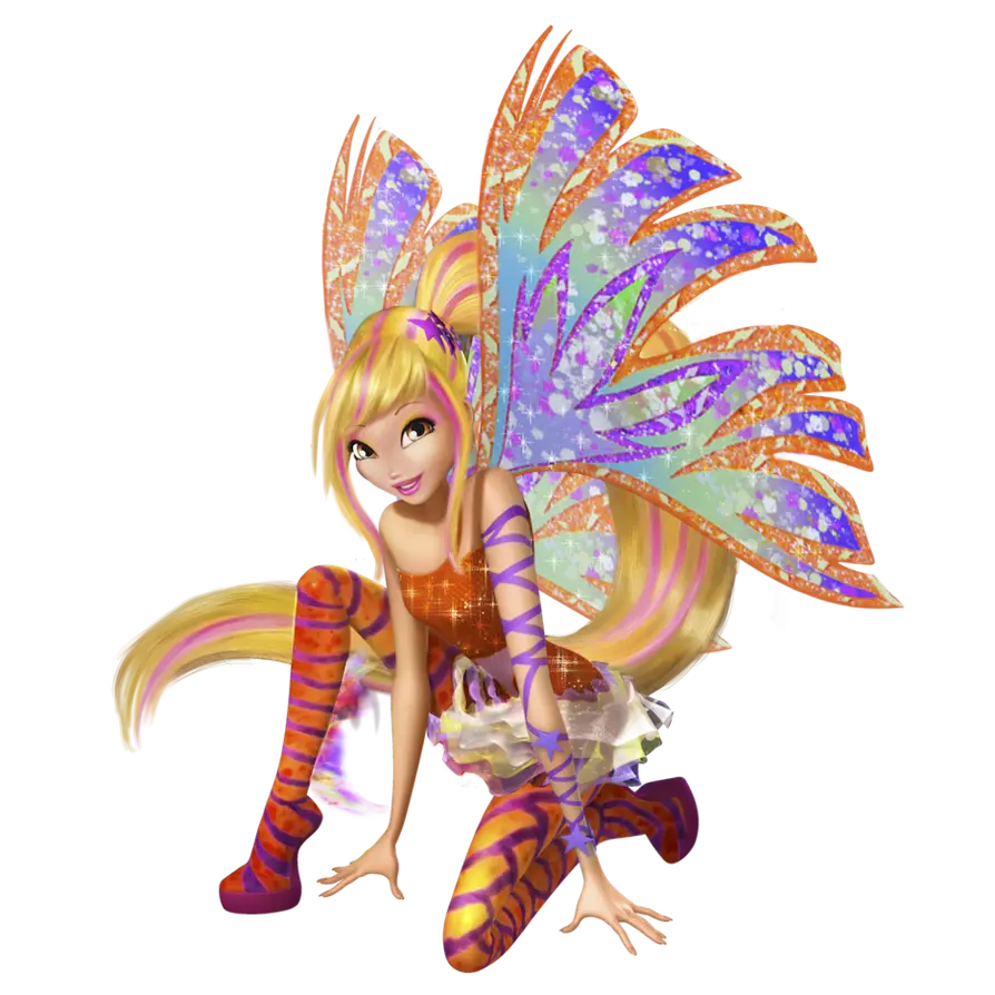 Colorful Fairy with Wings