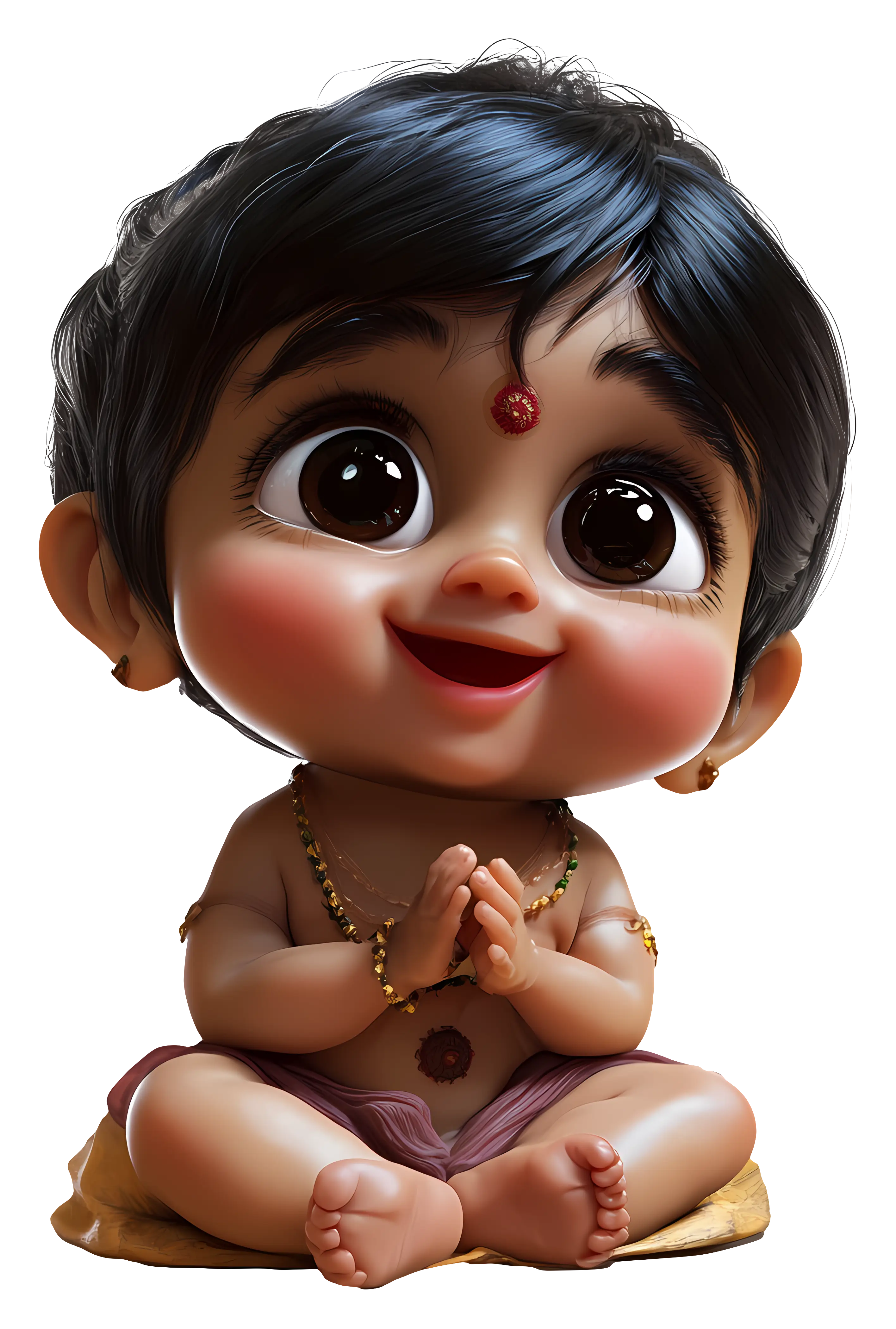Cute Baby with Big Eyes