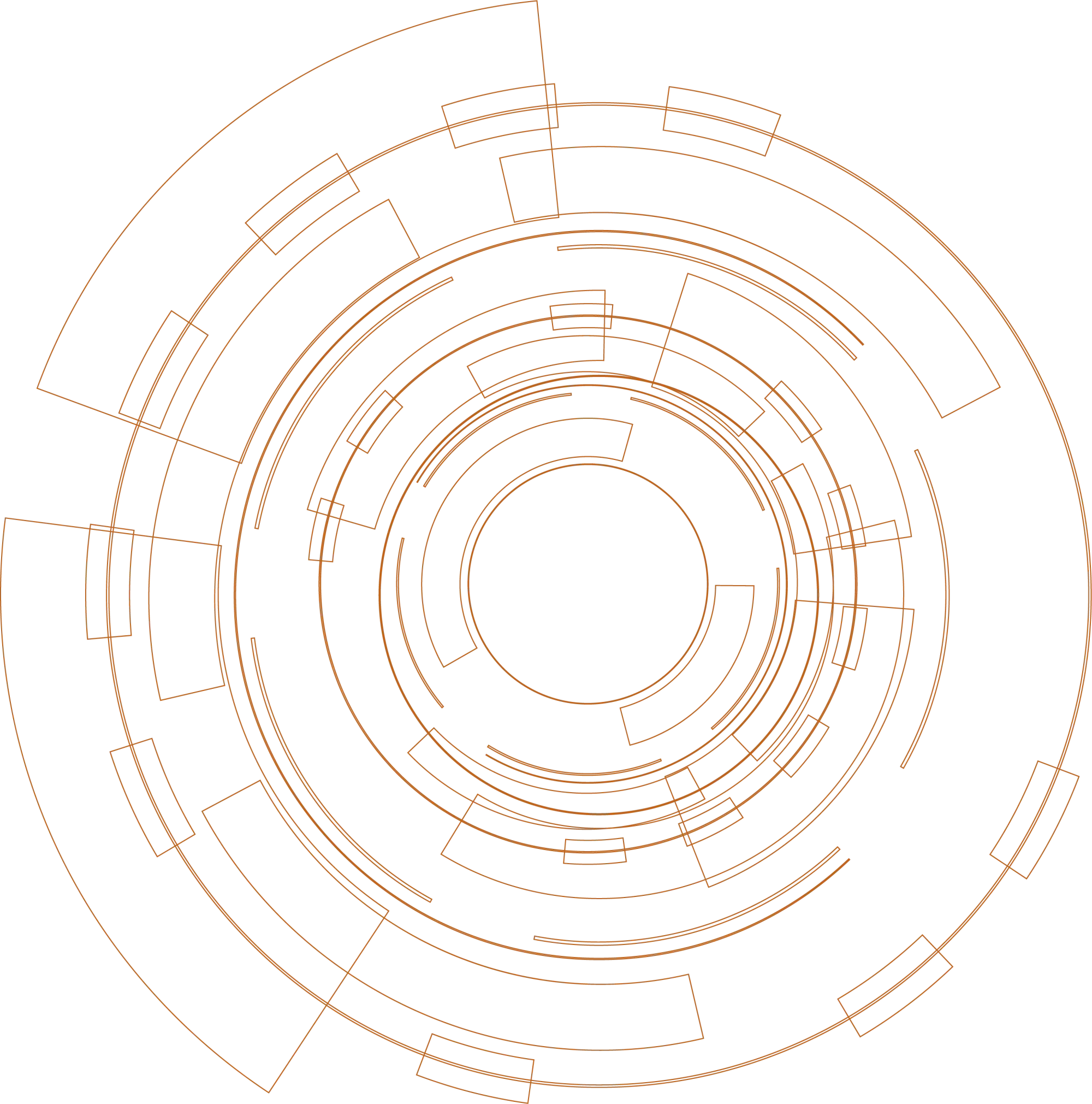 Abstract Geometric Circles Pattern