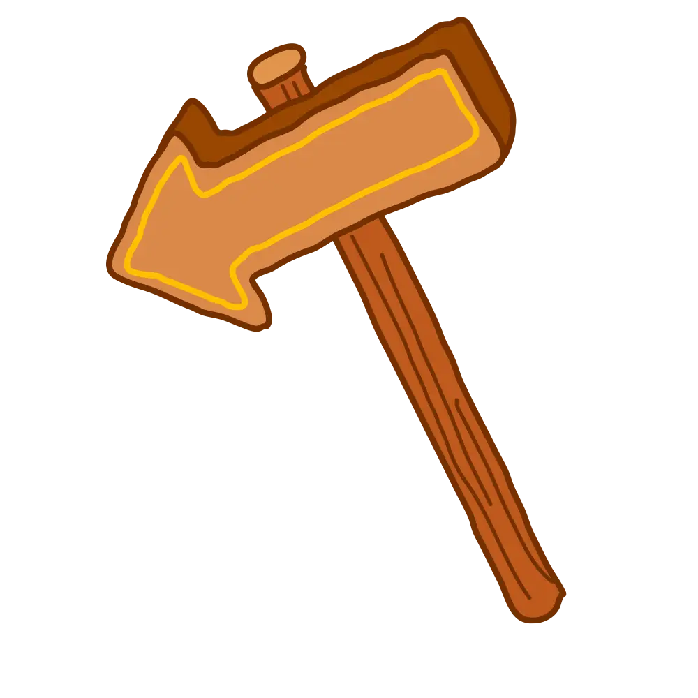 Wooden Arrow Sign