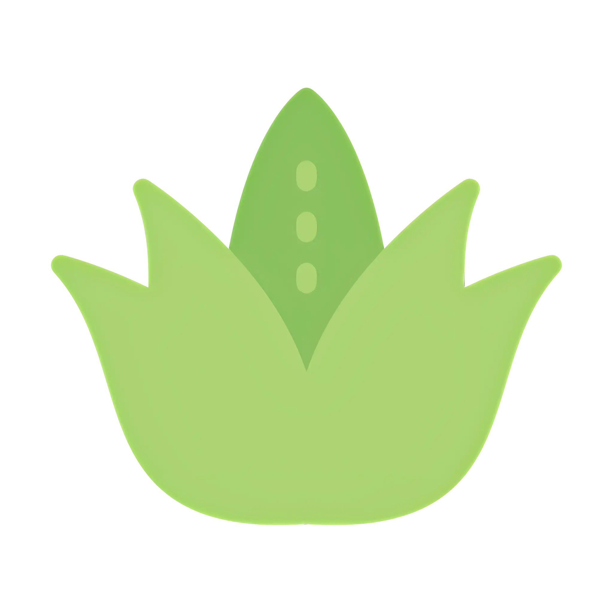 Simple Green Leaf Illustration