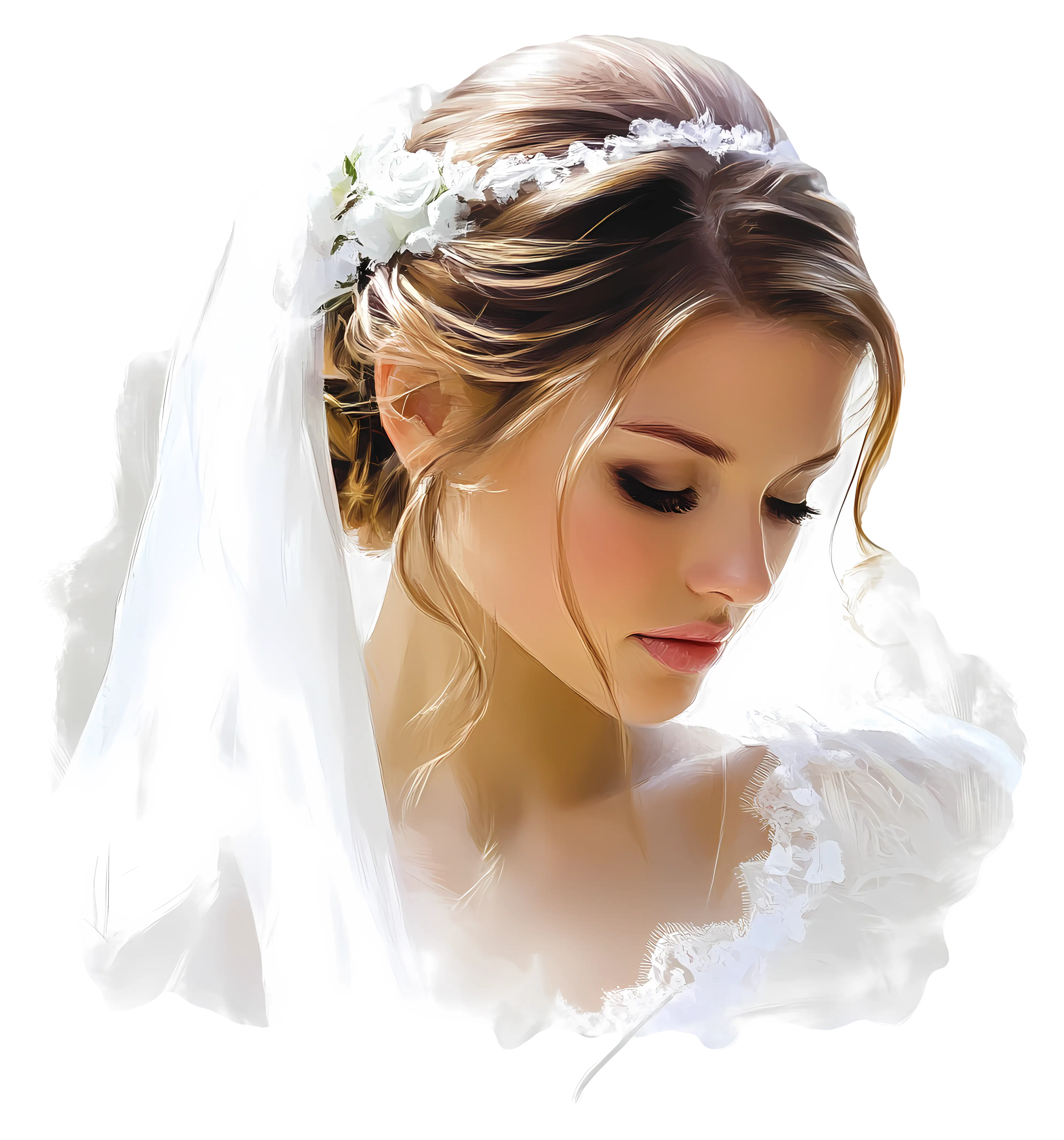 Bride Portrait with Veil
