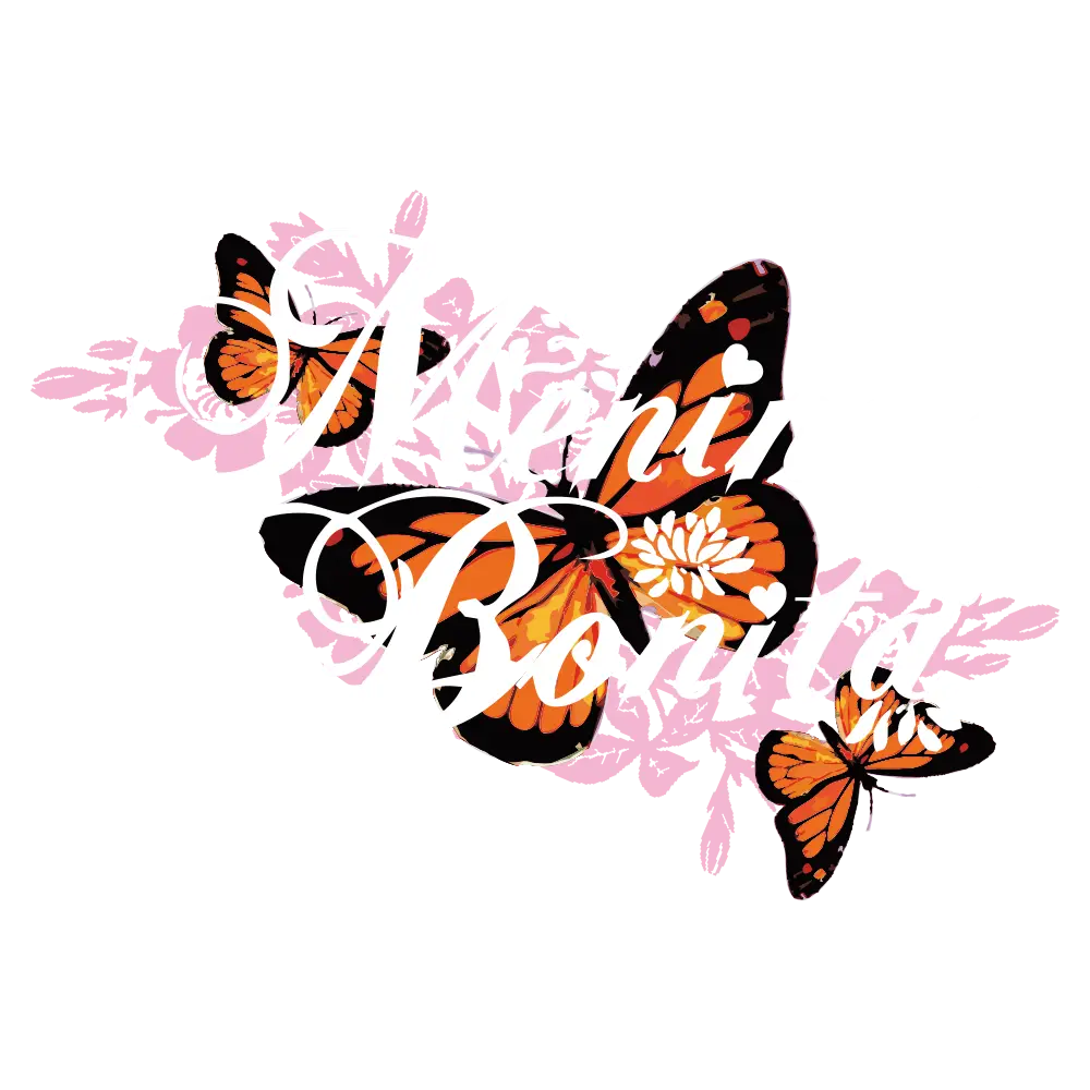 Beautiful Butterflies with Text