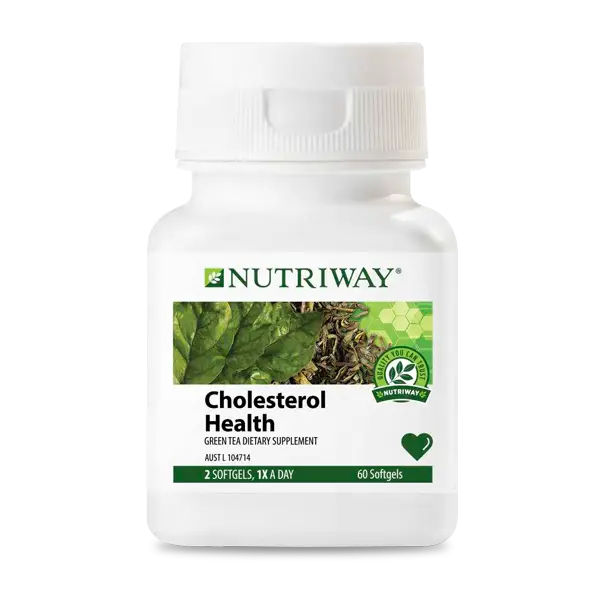 Cholesterol Health Supplement Bottle