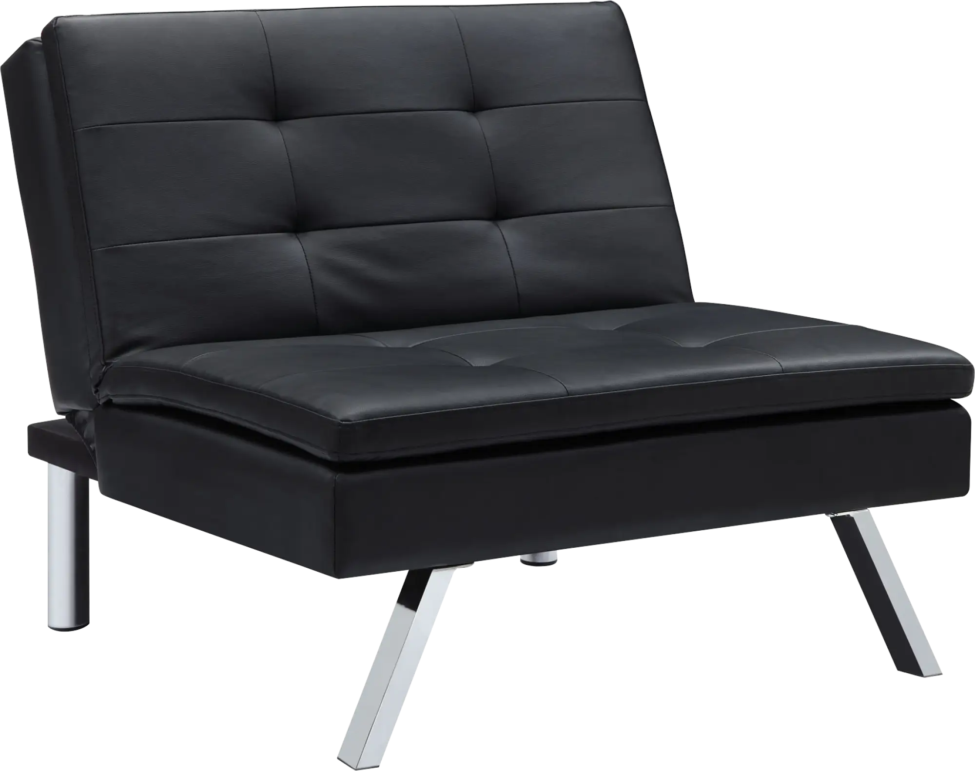 Black Modern Armchair with Minimalist Design