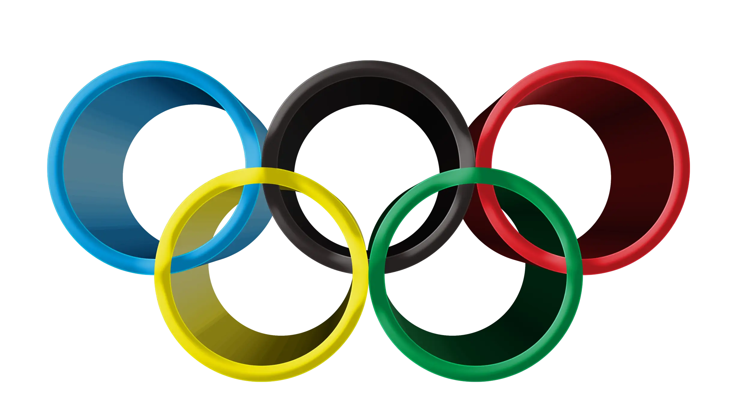 Olympic Rings Logo in Multicolor Design